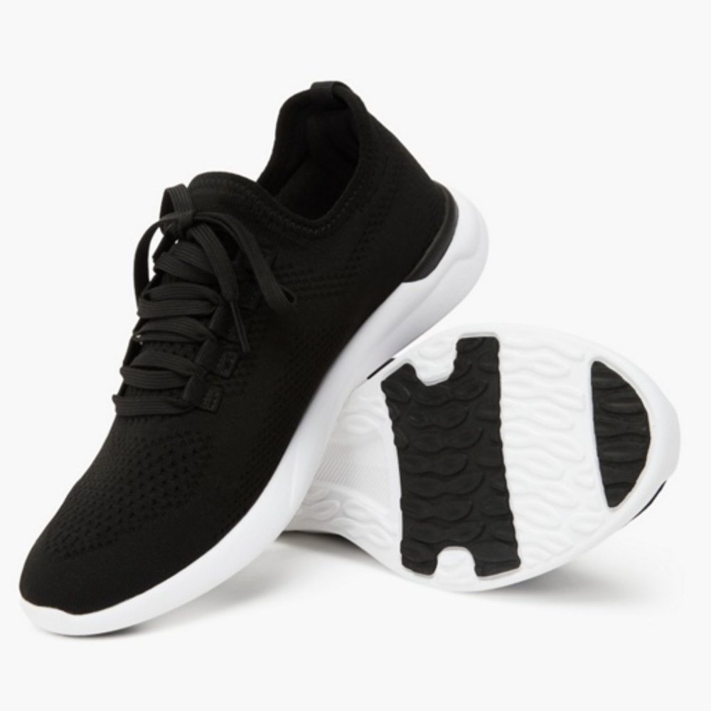 JustFab  Easton Sneaker Black Size 12 New No Box